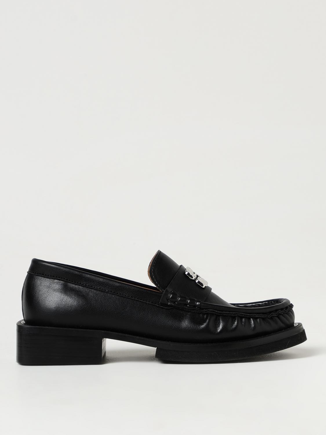 Ganni Loafers woman - Black | S2465 | GIGLIO.COM