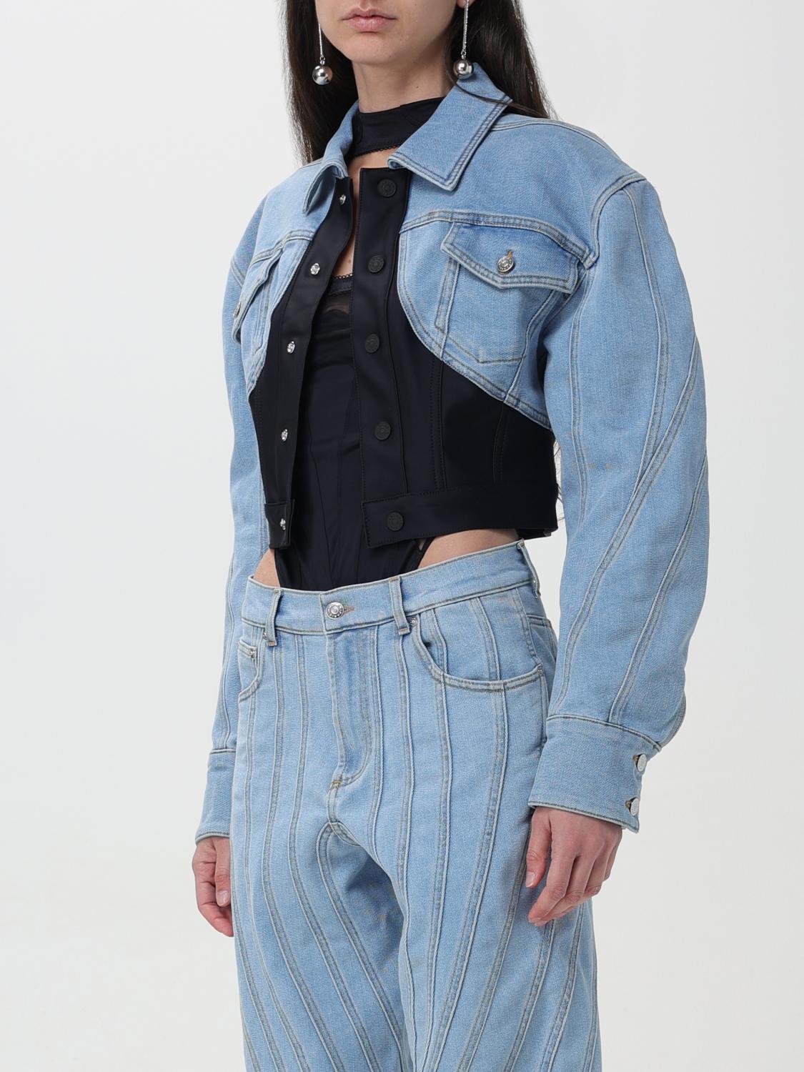 MUGLER ジャケット: ジャケット レディース Mugler, スカイブルー - Img 4