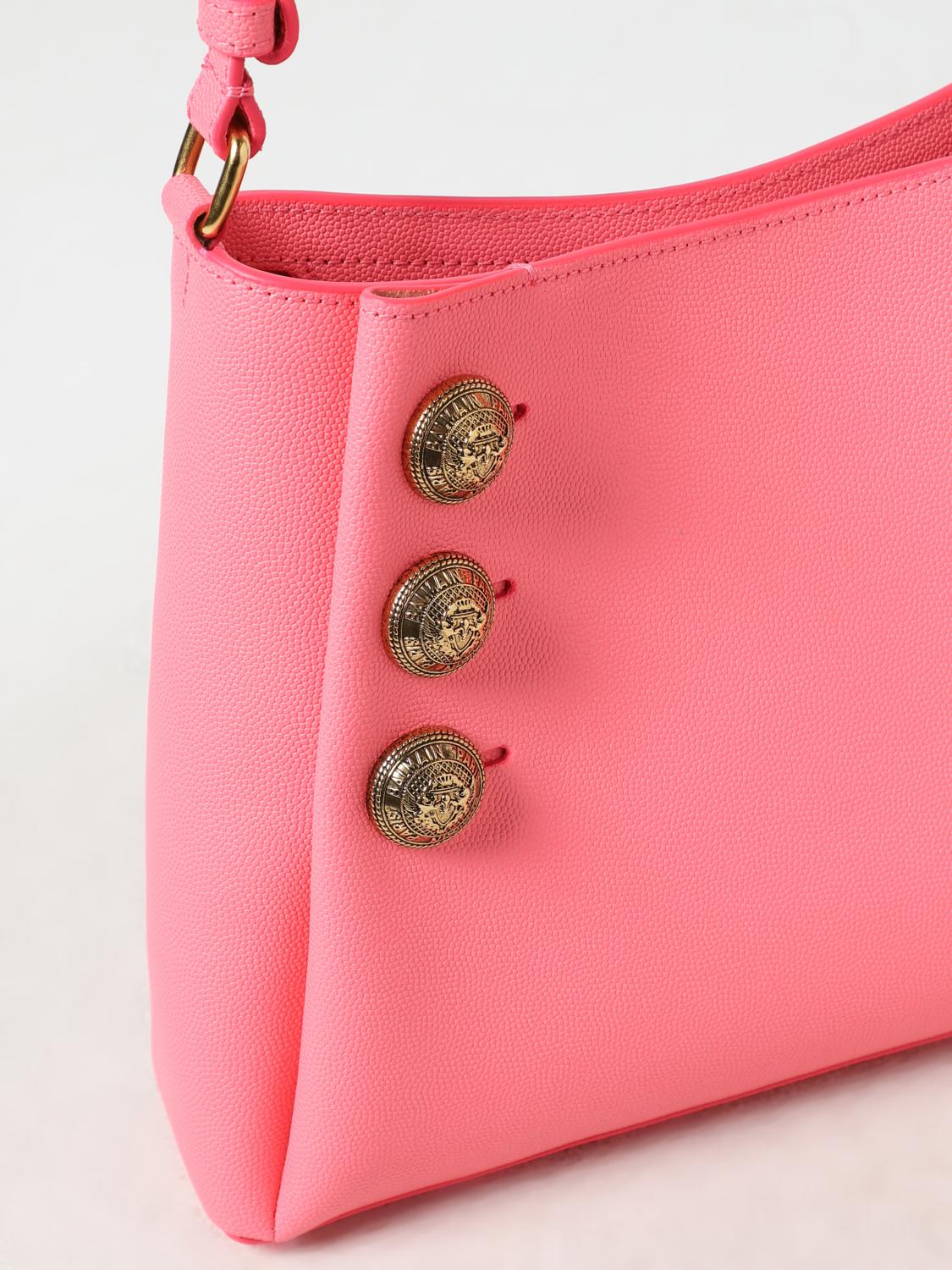 BALMAIN SHOULDER BAG: Shoulder bag woman Balmain, Pink - Img 3