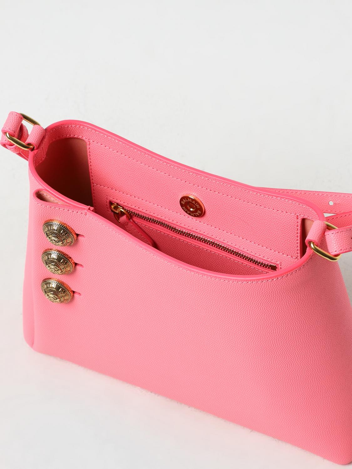 BALMAIN SHOULDER BAG: Shoulder bag woman Balmain, Pink - Img 4