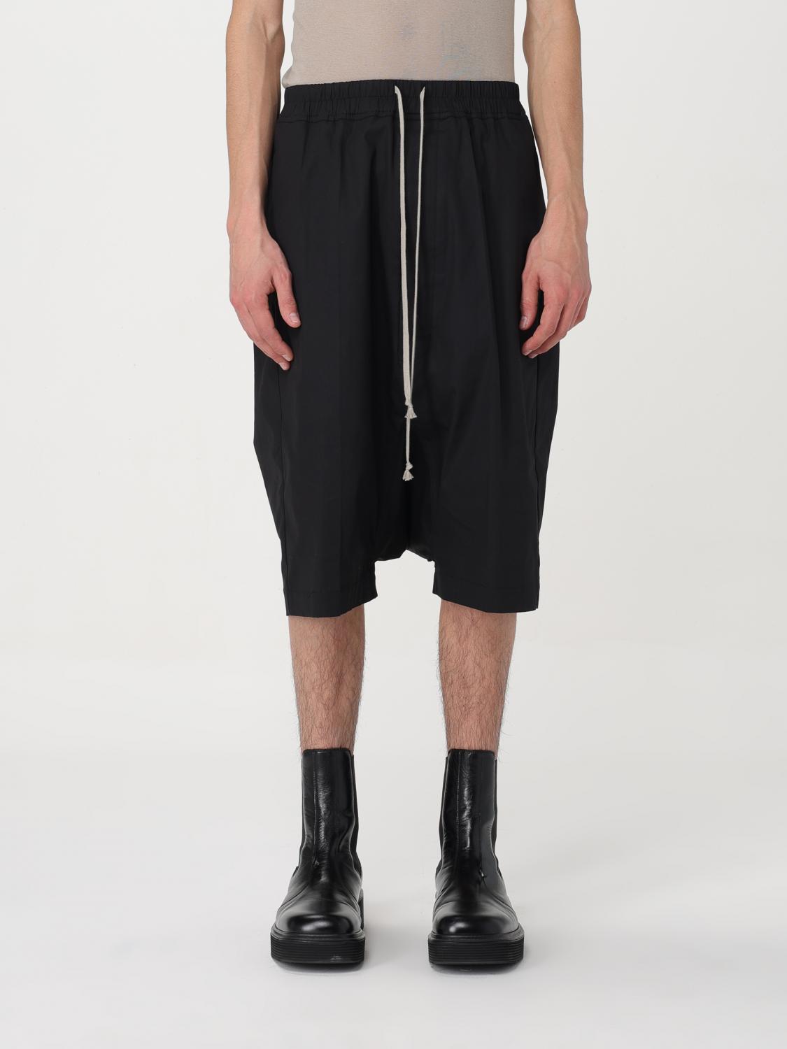 RICK OWENS：ショートパンツ メンズ - ブラック | GIGLIO.COM 
