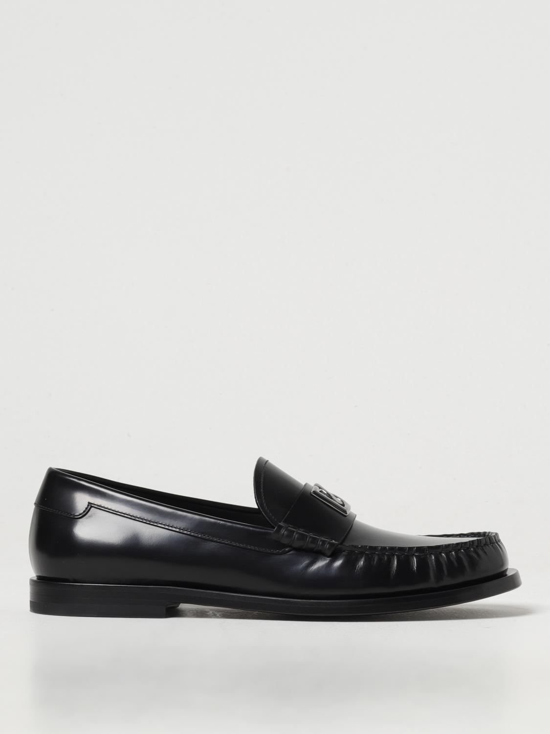 DOLCE&GABBANA ネイビー ローファー Dolce & Gabbana Suede Driver Men 