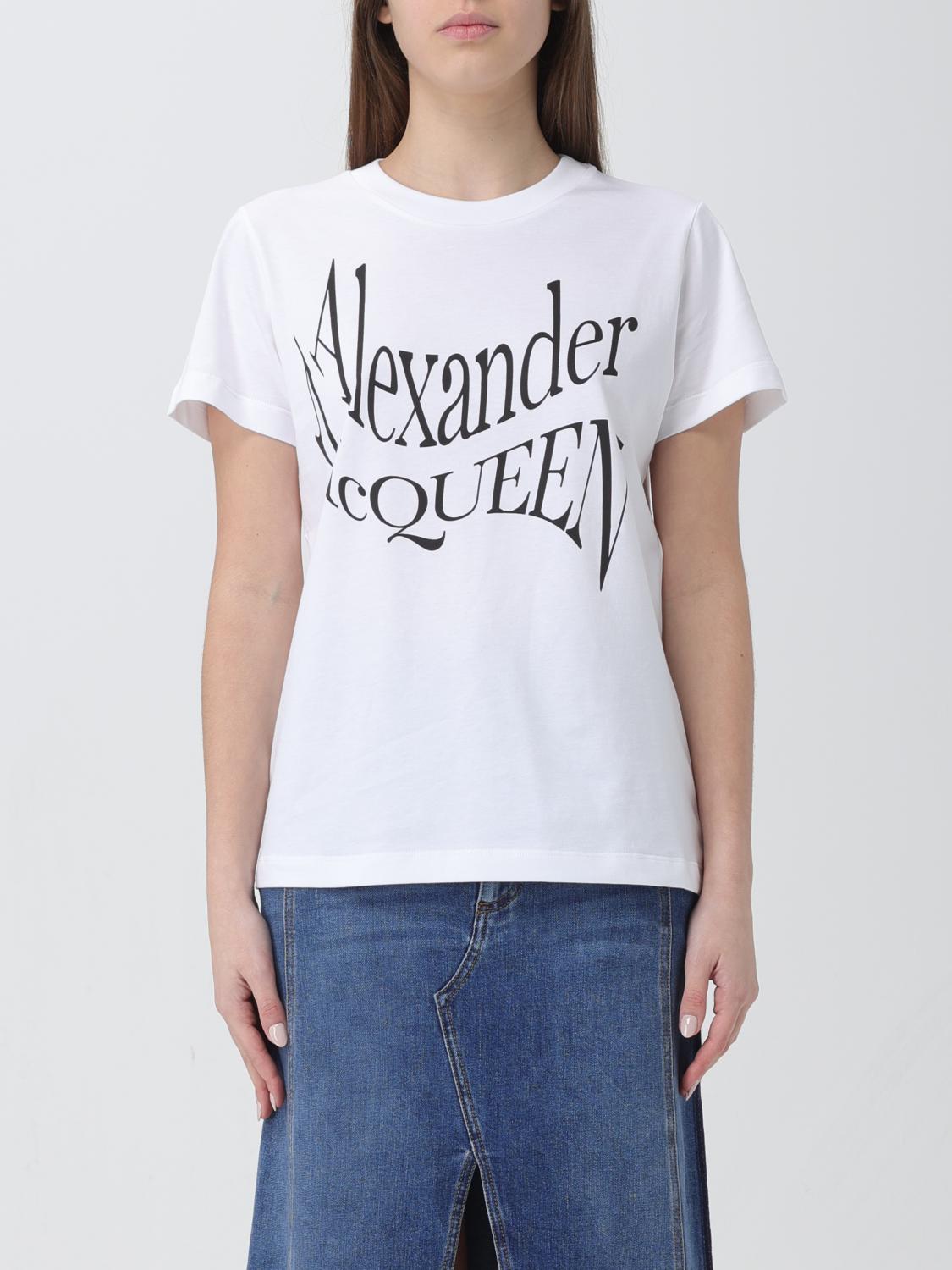 MCQUEEN CAMISETA: Jersey mujer McQueen, Blanco - Img 1