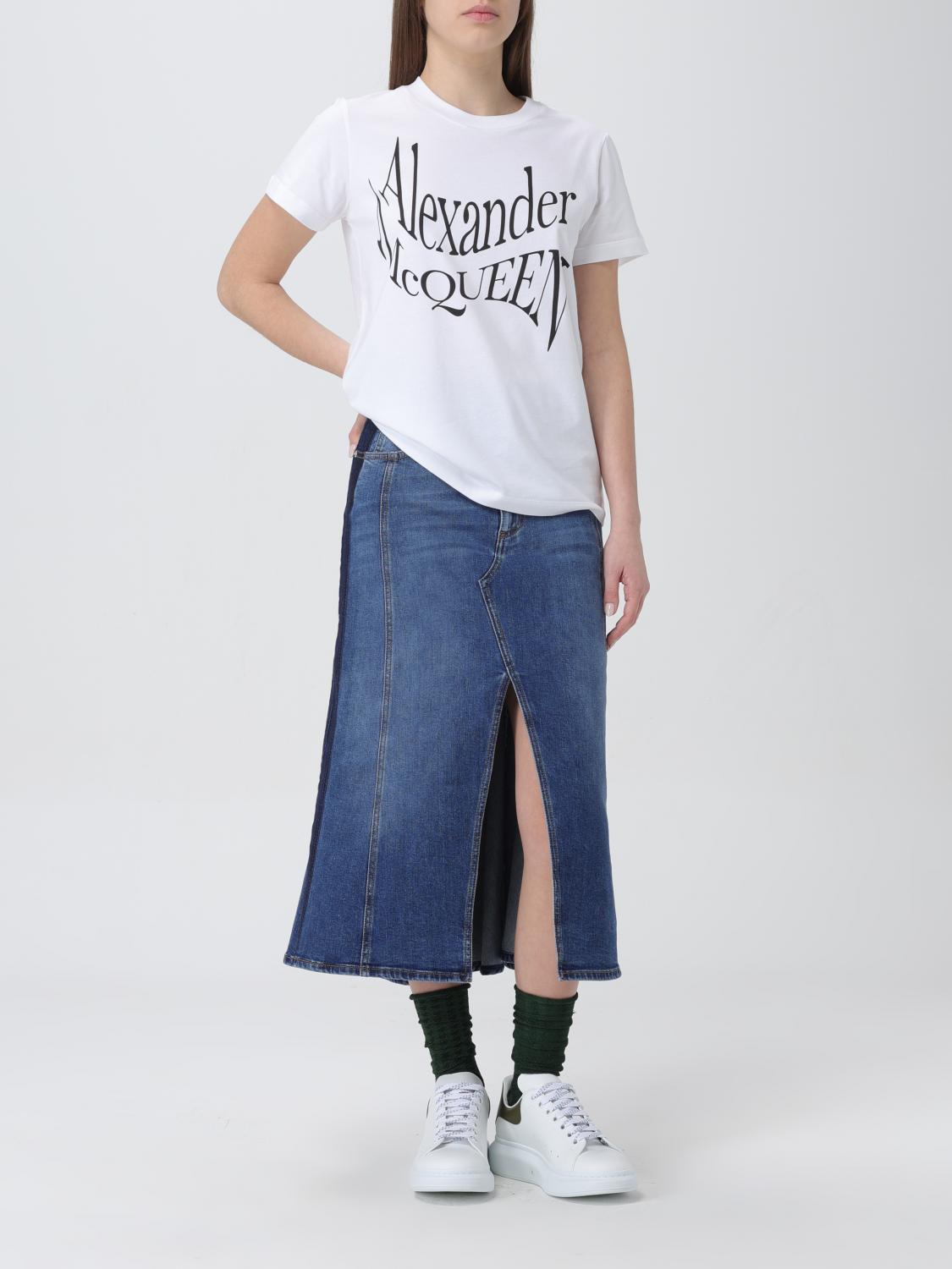 MCQUEEN CAMISETA: Jersey mujer McQueen, Blanco - Img 2