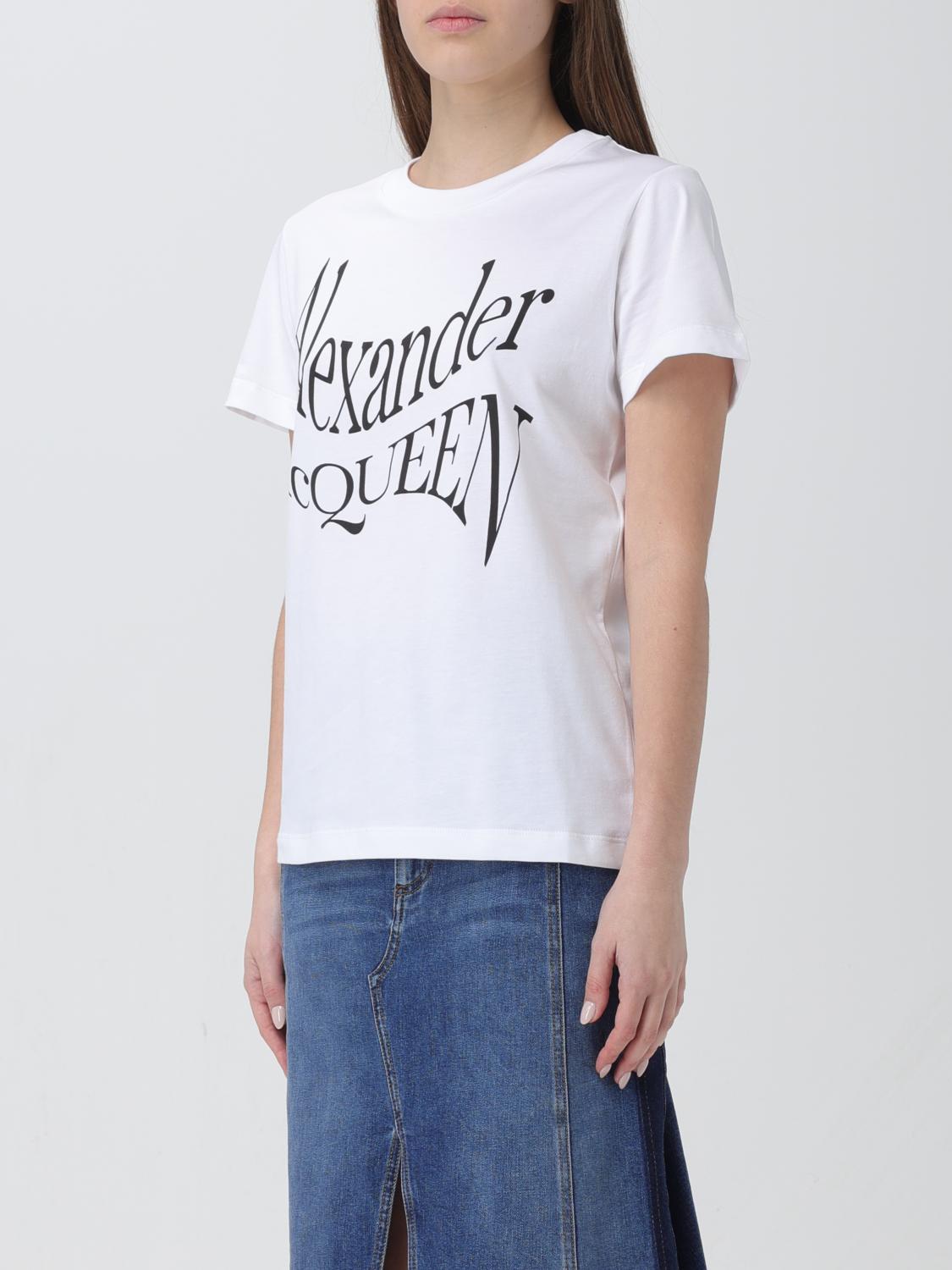 MCQUEEN CAMISETA: Jersey mujer McQueen, Blanco - Img 4