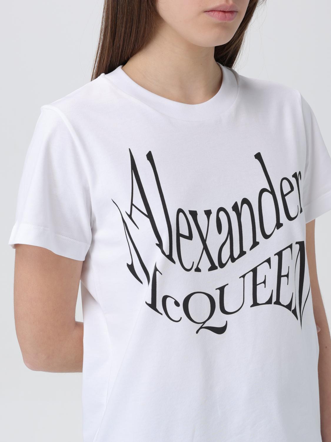 MCQUEEN CAMISETA: Jersey mujer McQueen, Blanco - Img 5