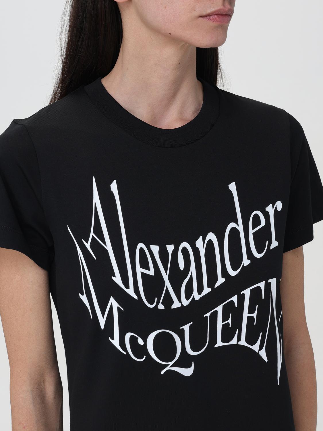 MCQUEEN T-SHIRT: Pullover damen McQueen, Schwarz - Img 5