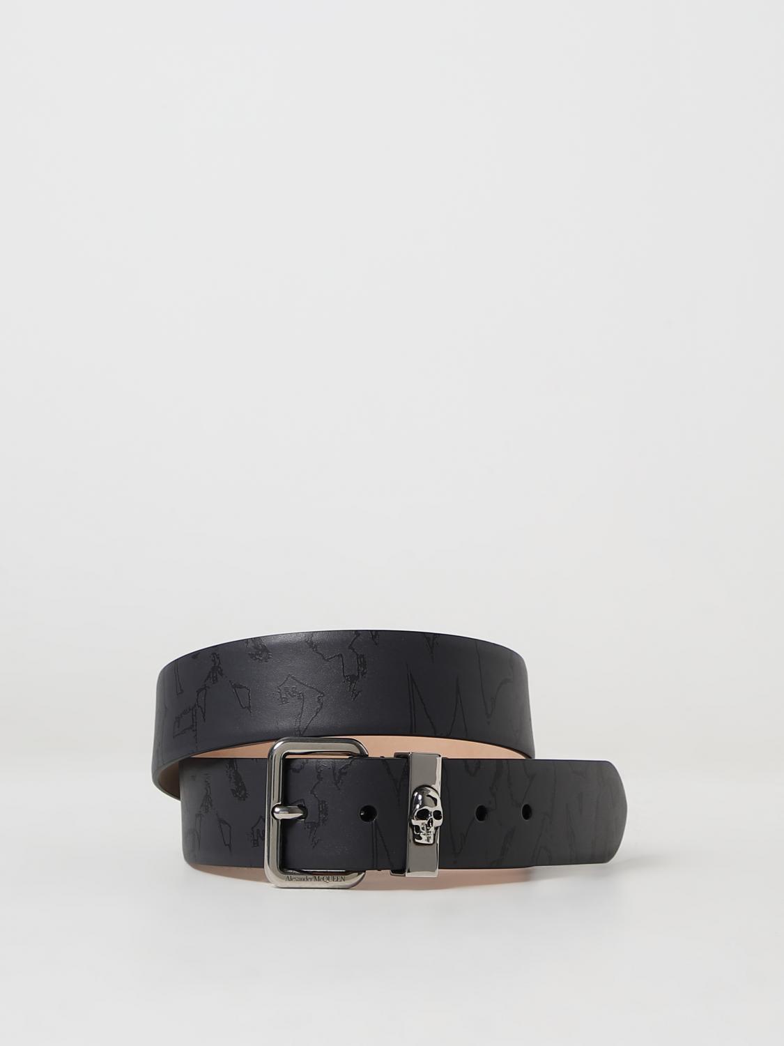 小物 archive Alexander McQUEEN belt jester McQueen Belt men - Black | 6892221AAQ4 | GIGLIO.COM