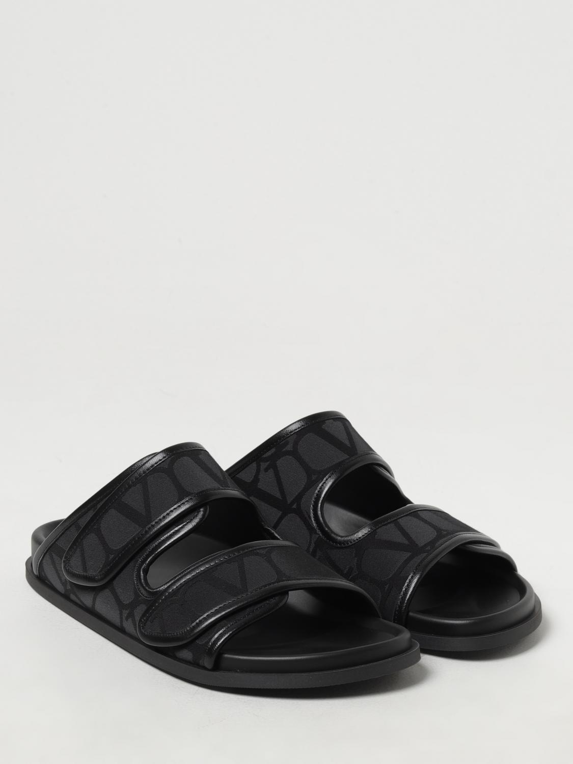 VALENTINO GARAVANI：サンダル メンズ - ブラック | GIGLIO.COM