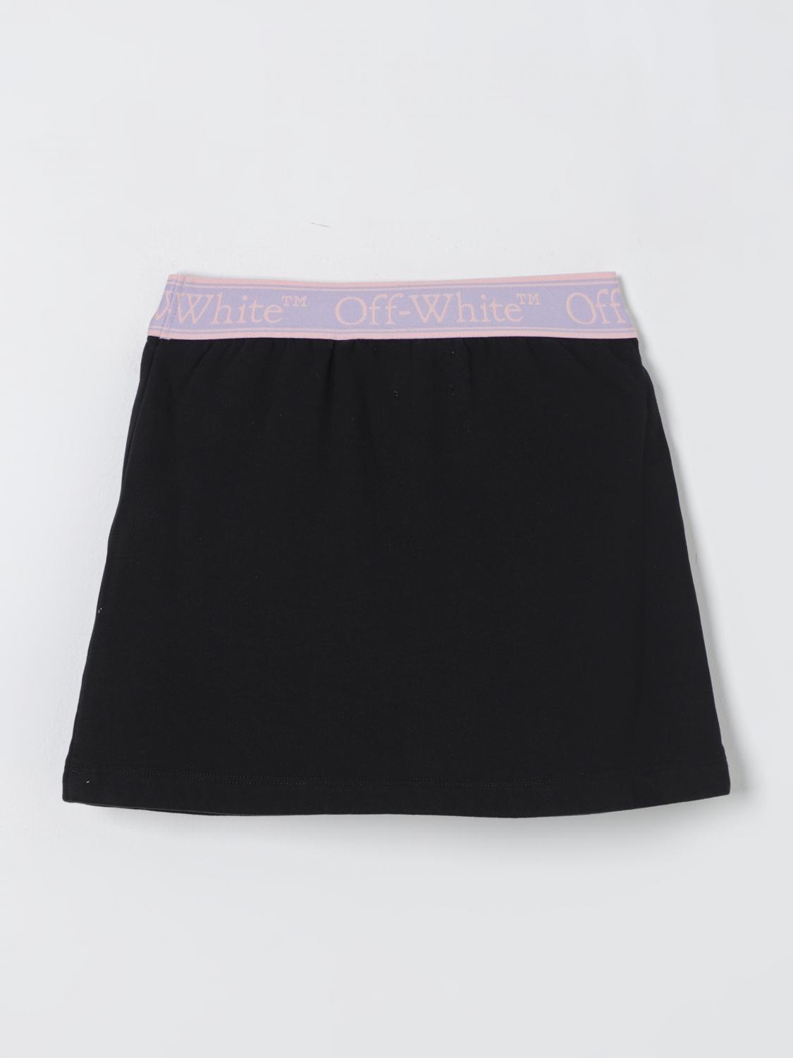 OFF-WHITE KIDS FALDA: Falda niños Off-white, Negro - Img 2