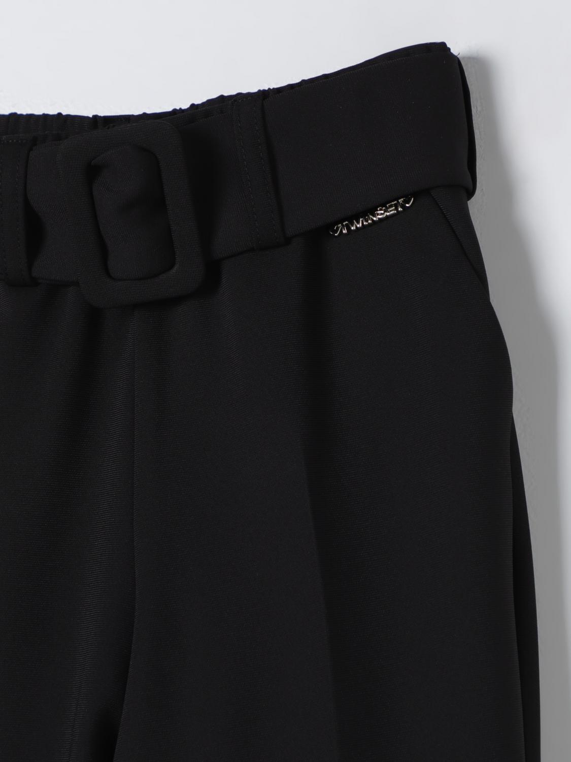 TWINSET HOSE: Hose kinder Twinset, Schwarz - Img 3