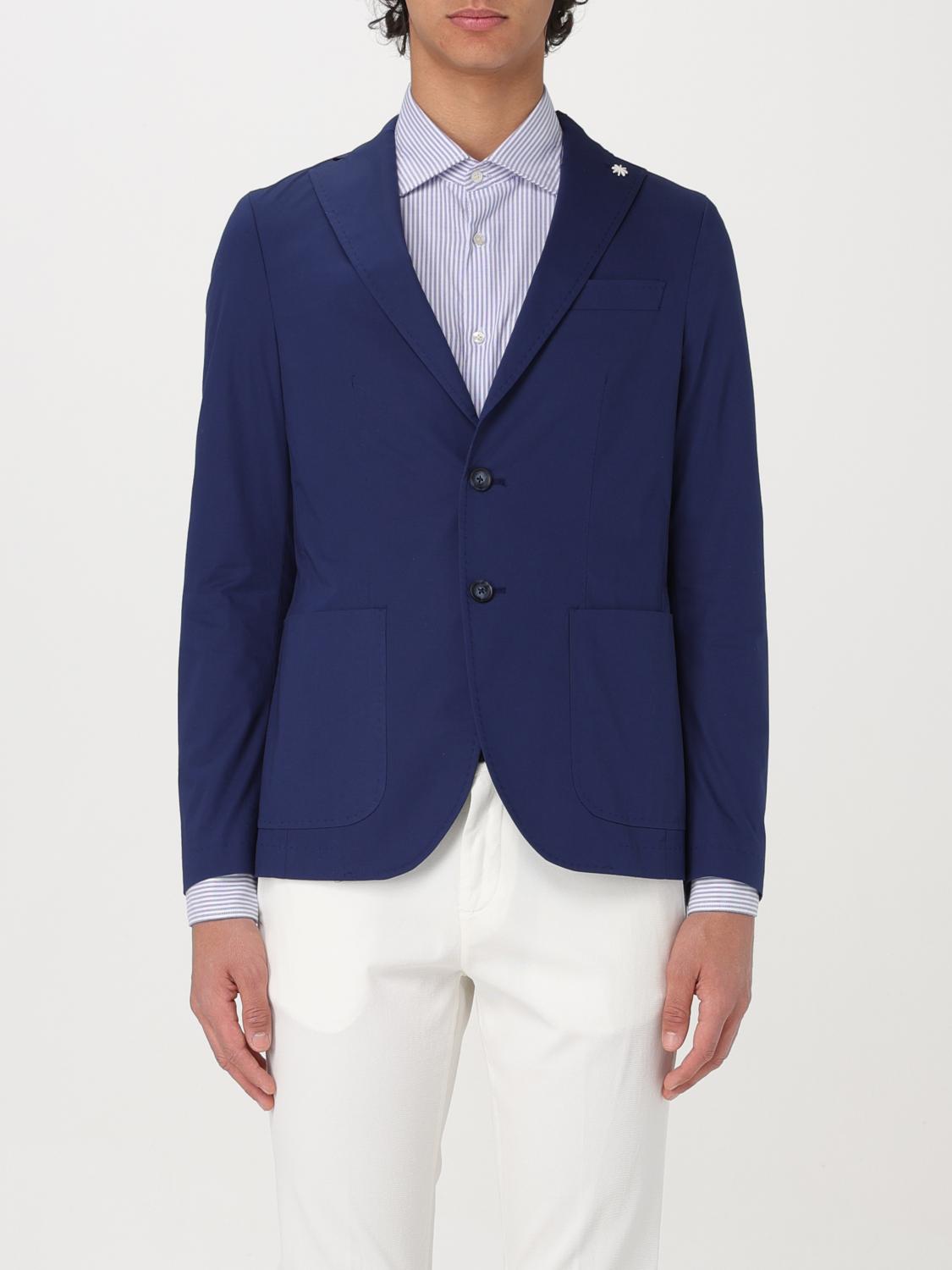 MANUEL RITZ BLAZER: Blazer uomo Manuel Ritz, Blue - Img 1
