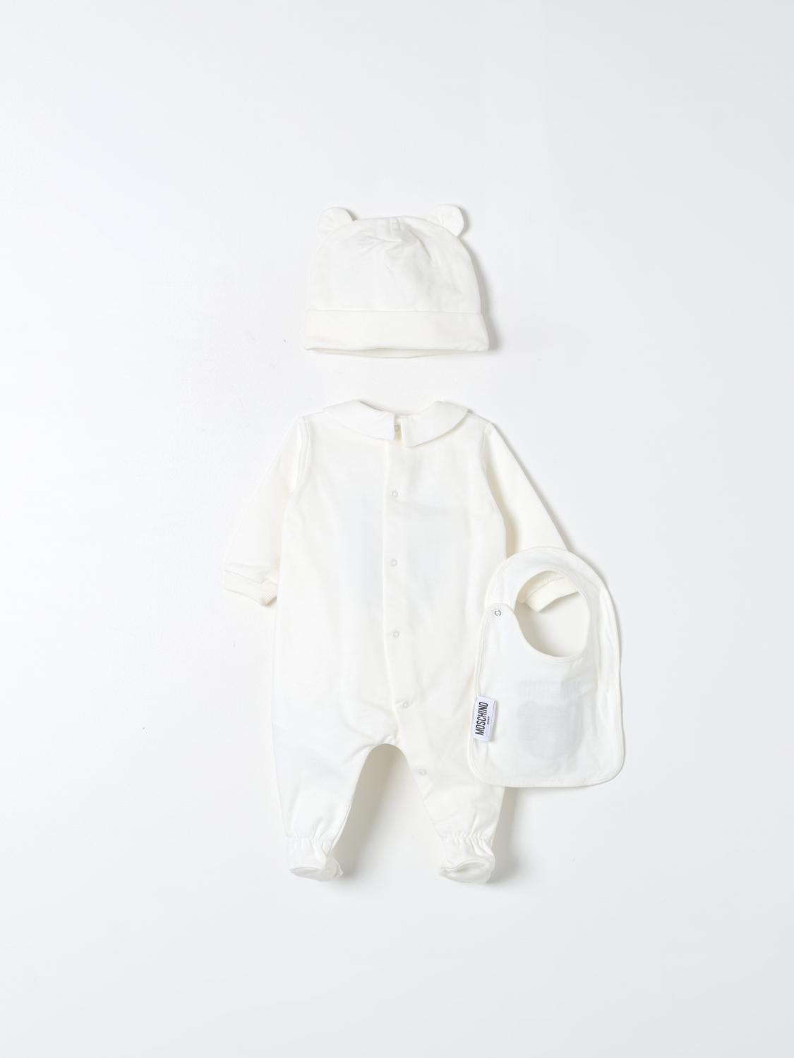 MOSCHINO KIT NAISSANCE: Ensemble enfant Moschino Baby, Blanc - Img 2