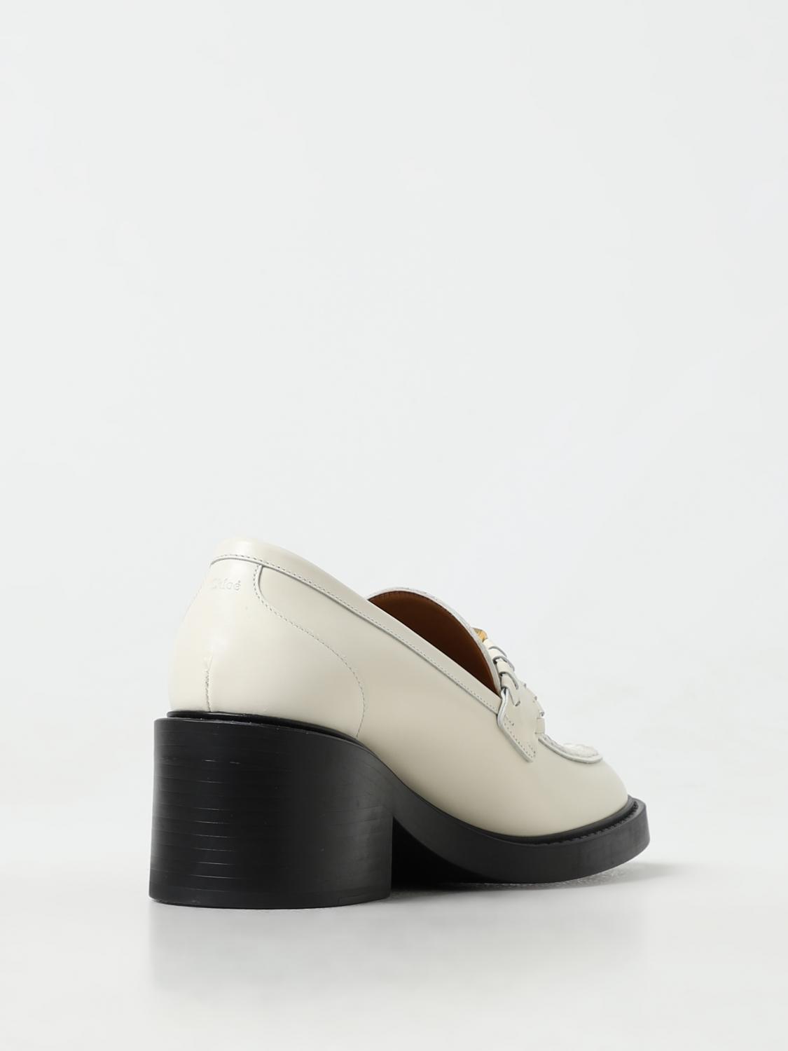 Chloé ローファー レディース - ホワイト | C23W942EY | GIGLIO.COM