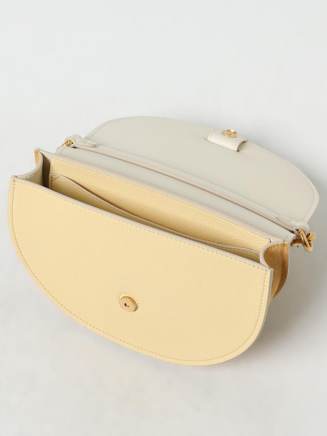 CHLOÉ BORSA MINI: Borsa Marcie Chloé in pelle e nappa, Beige - Img 5