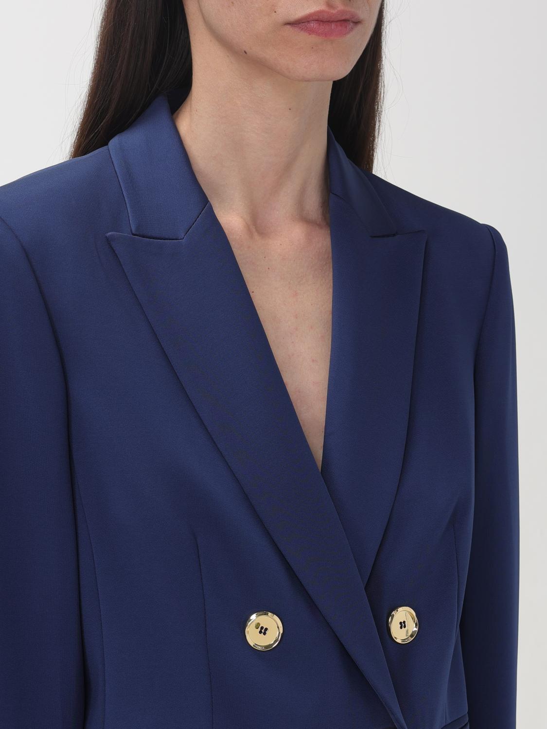 PINKO AMERICANA: Americana mujer Pinko, Azul Oscuro - Img 3