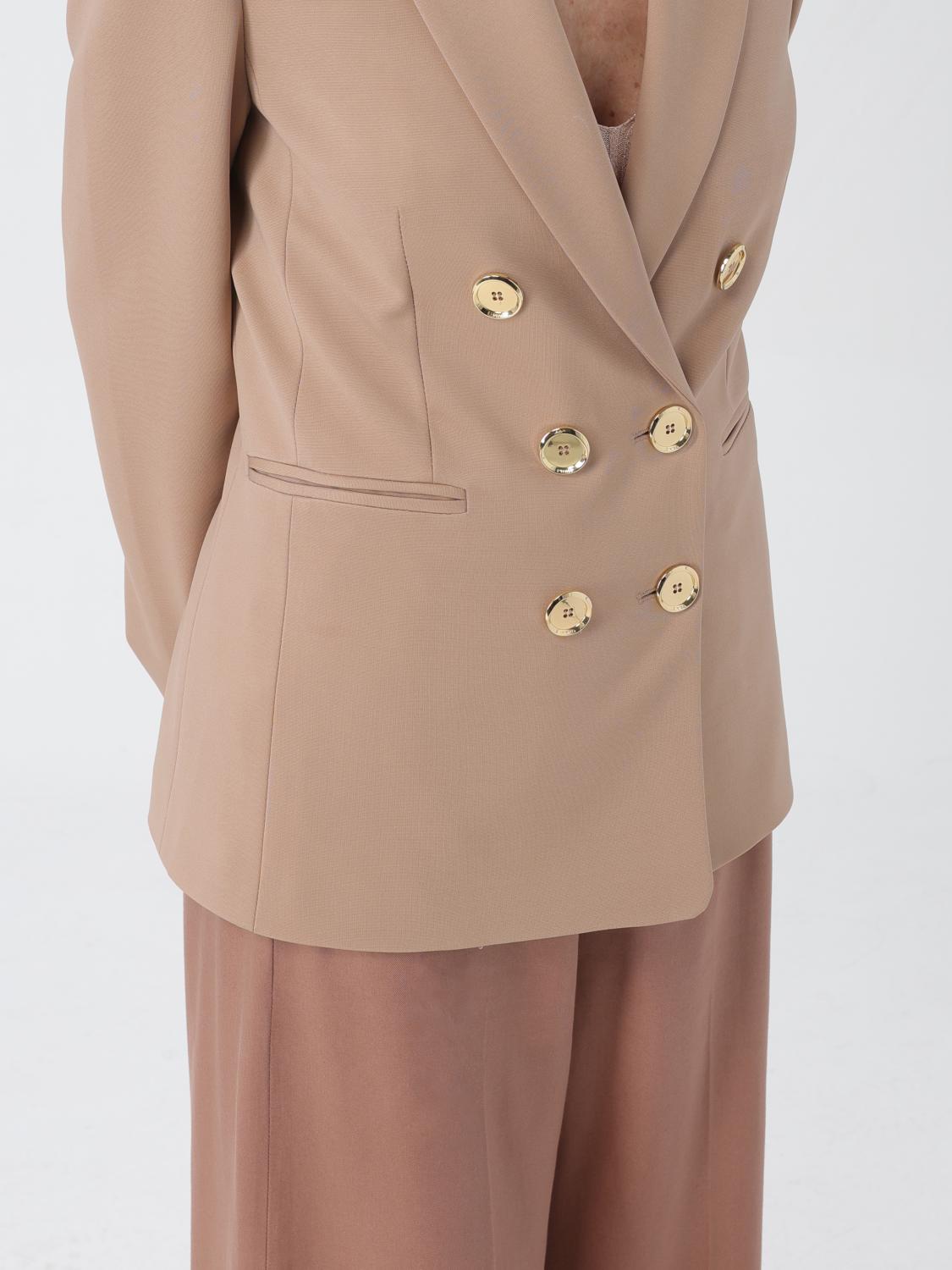 PINKO AMERICANA: Americana mujer Pinko, Beige - Img 4