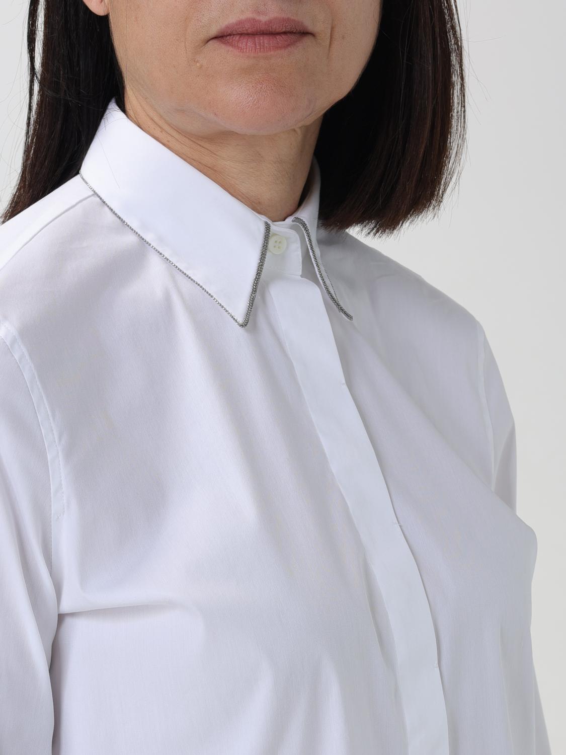 BRUNELLO CUCINELLI SHIRT: Shirt woman Brunello Cucinelli, White - Img 5