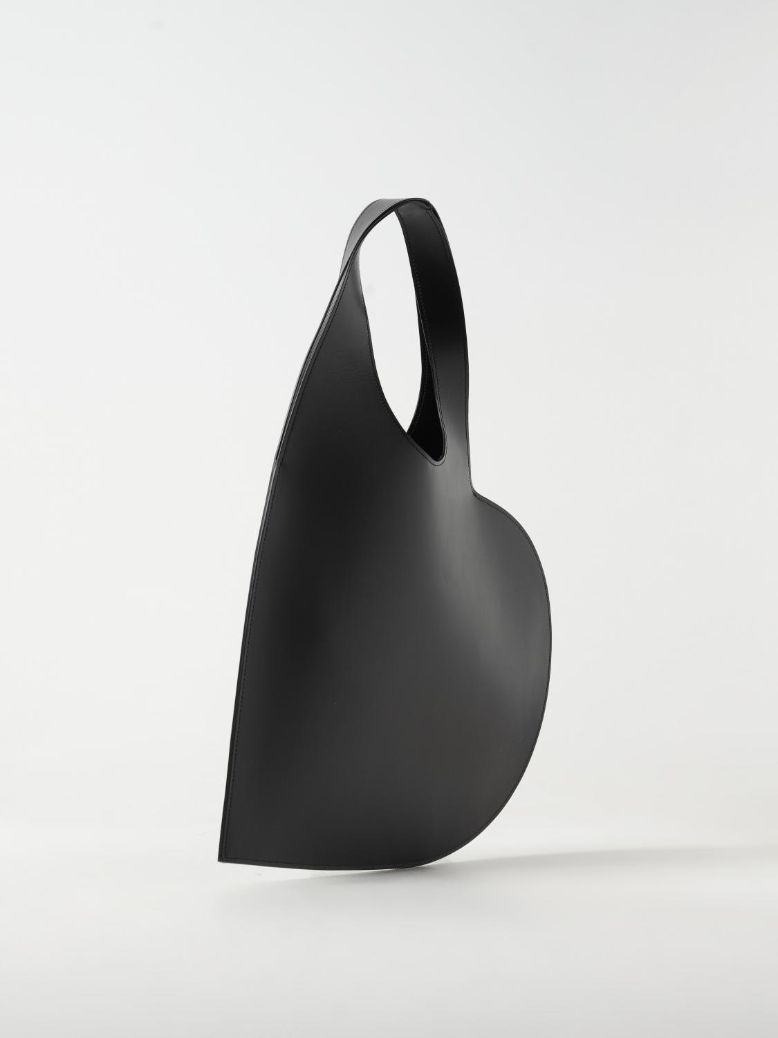 COPERNI BORSA TOTE: Borsa Heart Coperni in pelle, Nero - Img 2