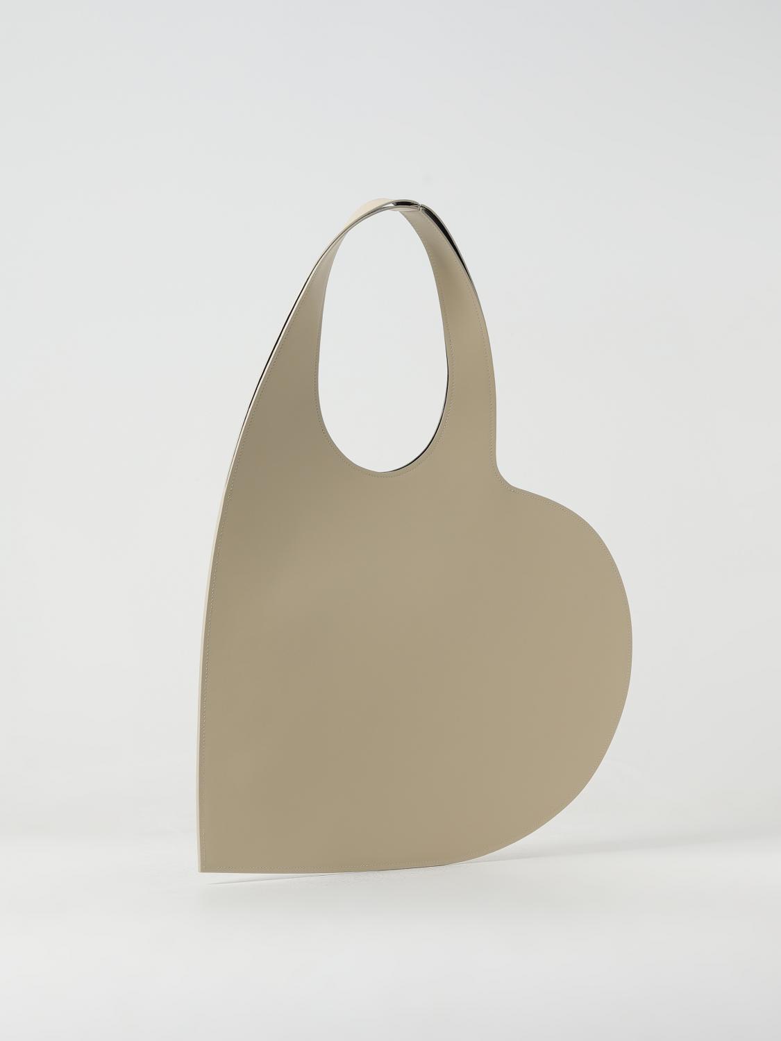 COPERNI BORSA TOTE: Borsa Heart Coperni in pelle, Sabbia - Img 2