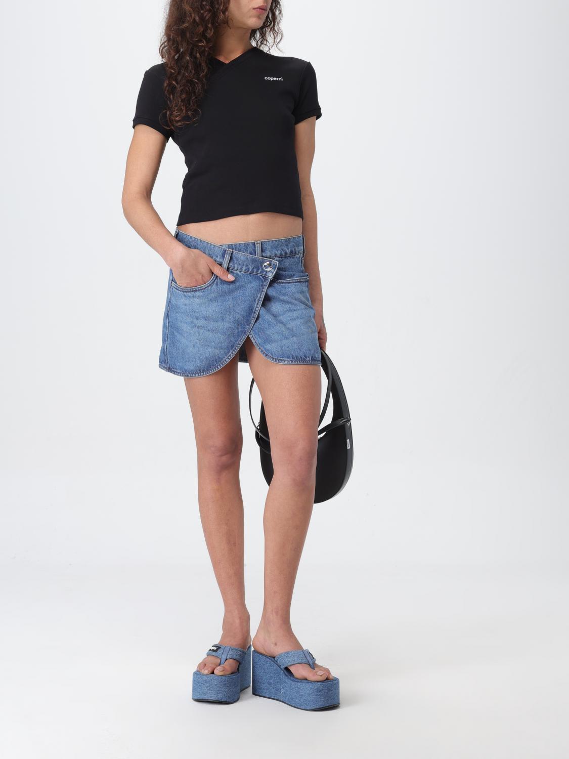 スカート COPERNI Woman Skirt Blue COPJ49202 WASBLU COPERNI: Skirt woman - Blue | Coperni skirt COPJ24202 online