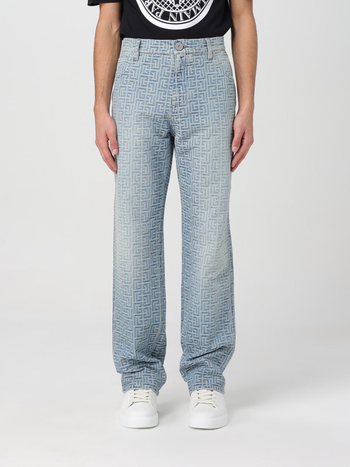 BALMAIN JEANS: Jeans men Balmain, Blue - Img 1