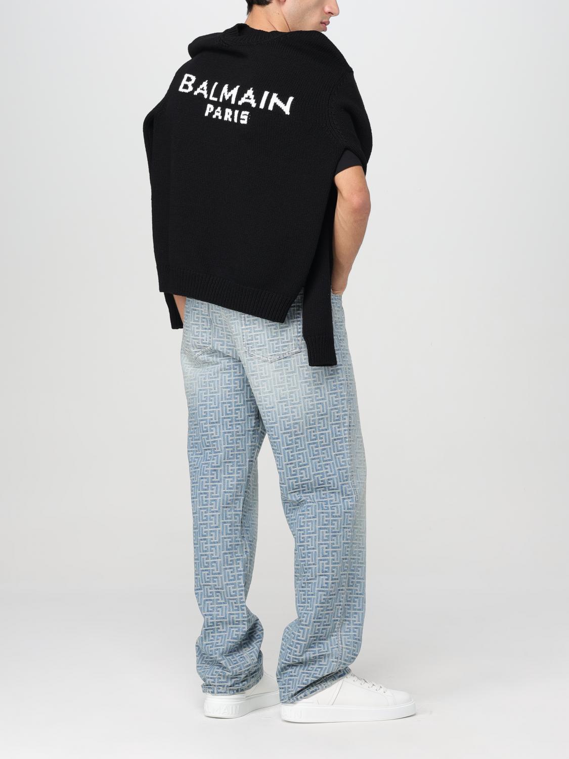BALMAIN JEANS: Jeans men Balmain, Blue - Img 2