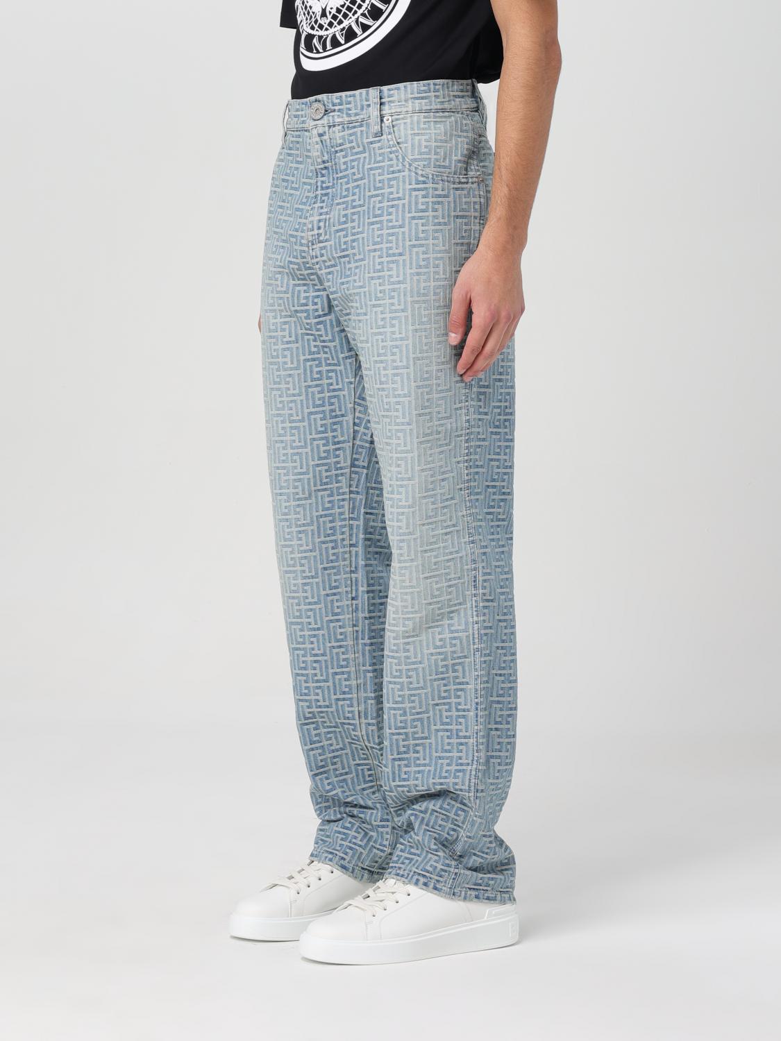 BALMAIN JEANS: Jeans men Balmain, Blue - Img 4