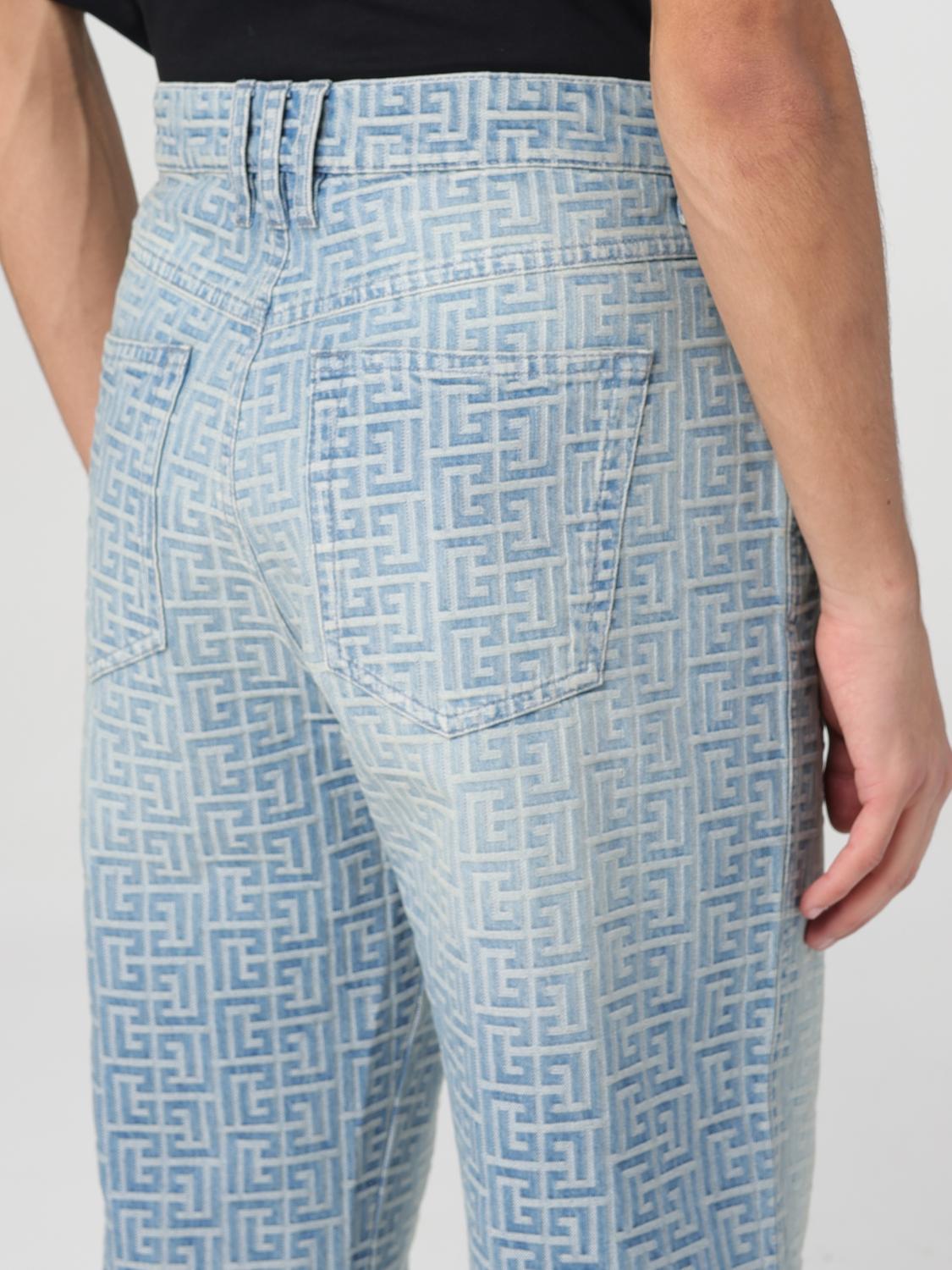 BALMAIN JEANS: Jeans men Balmain, Blue - Img 5