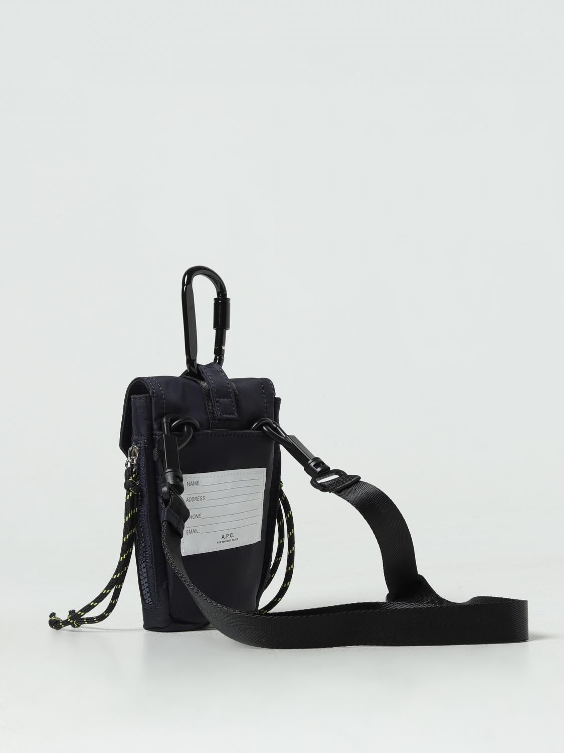 ショルダーバッグ A.P.C. Men Shoulder Bags PAAFH H61733 IAK Blue Trek crossbody pouch | A.P.C.