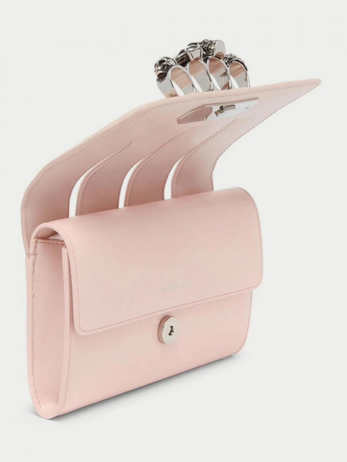 アレキサンダーマックイーン　クラッチバッグ　ピンク ピンク系 alexander mcqueen(アレキサンダーマックイーン