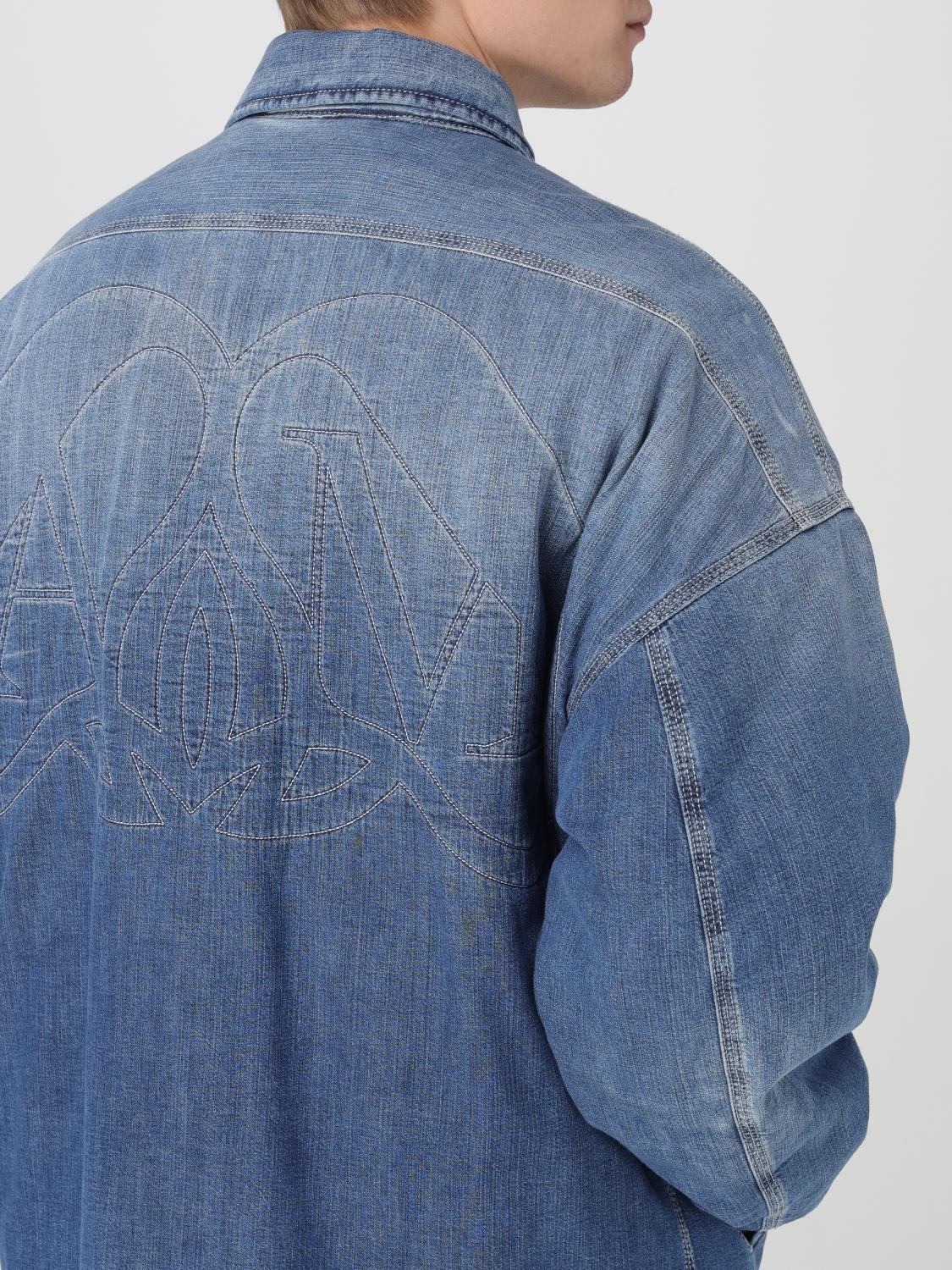 MCQUEEN JACKET: Shirt men McQueen, Blue - Img 5