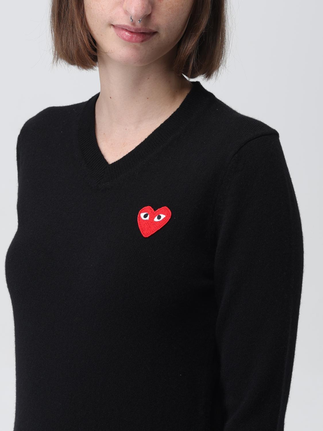 Comme Des Garcons Play セーター レディース - ブラック | P1N001 Comme Des Garcons Play セーター レディース - ブラック | P1N001