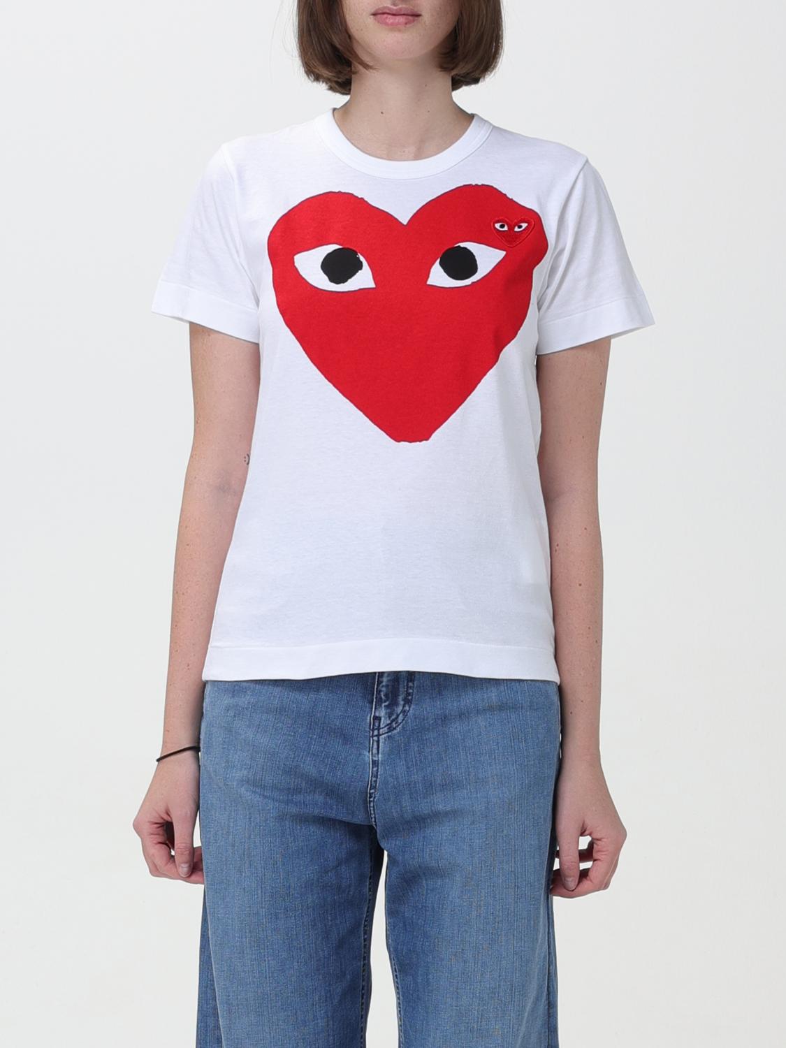 Comme Des Garçons Play T-shirt woman - White | P1T025 | GIGLIO.COM
