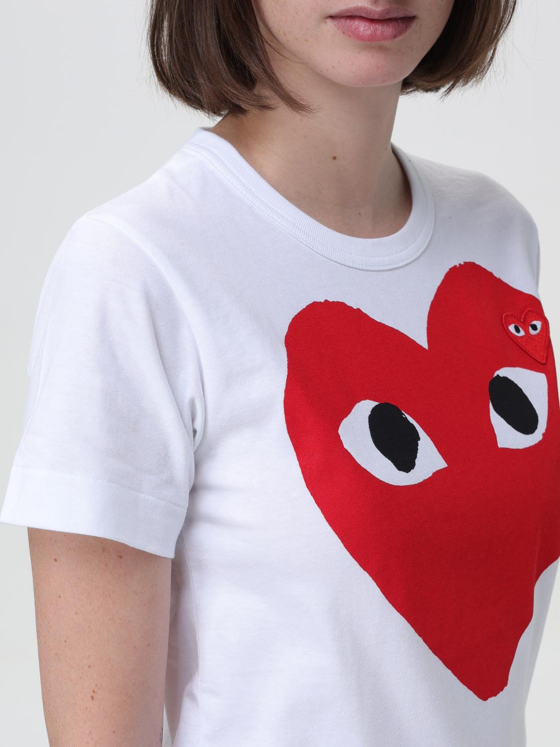 Comme Des Garçons Play T-shirt woman - White | P1T025 | GIGLIO.COM