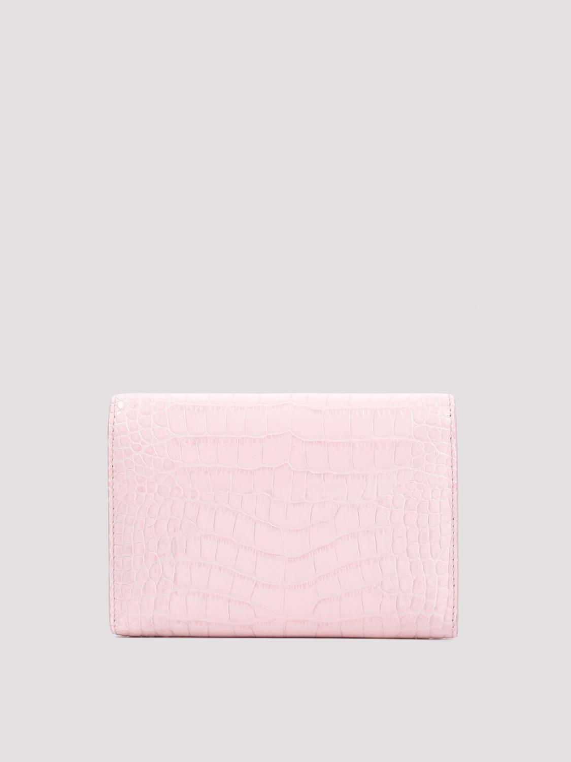 TOM FORD BORSA MINI: Clutch Tom Ford in pelle stampa cocco, Rosa - Img 3