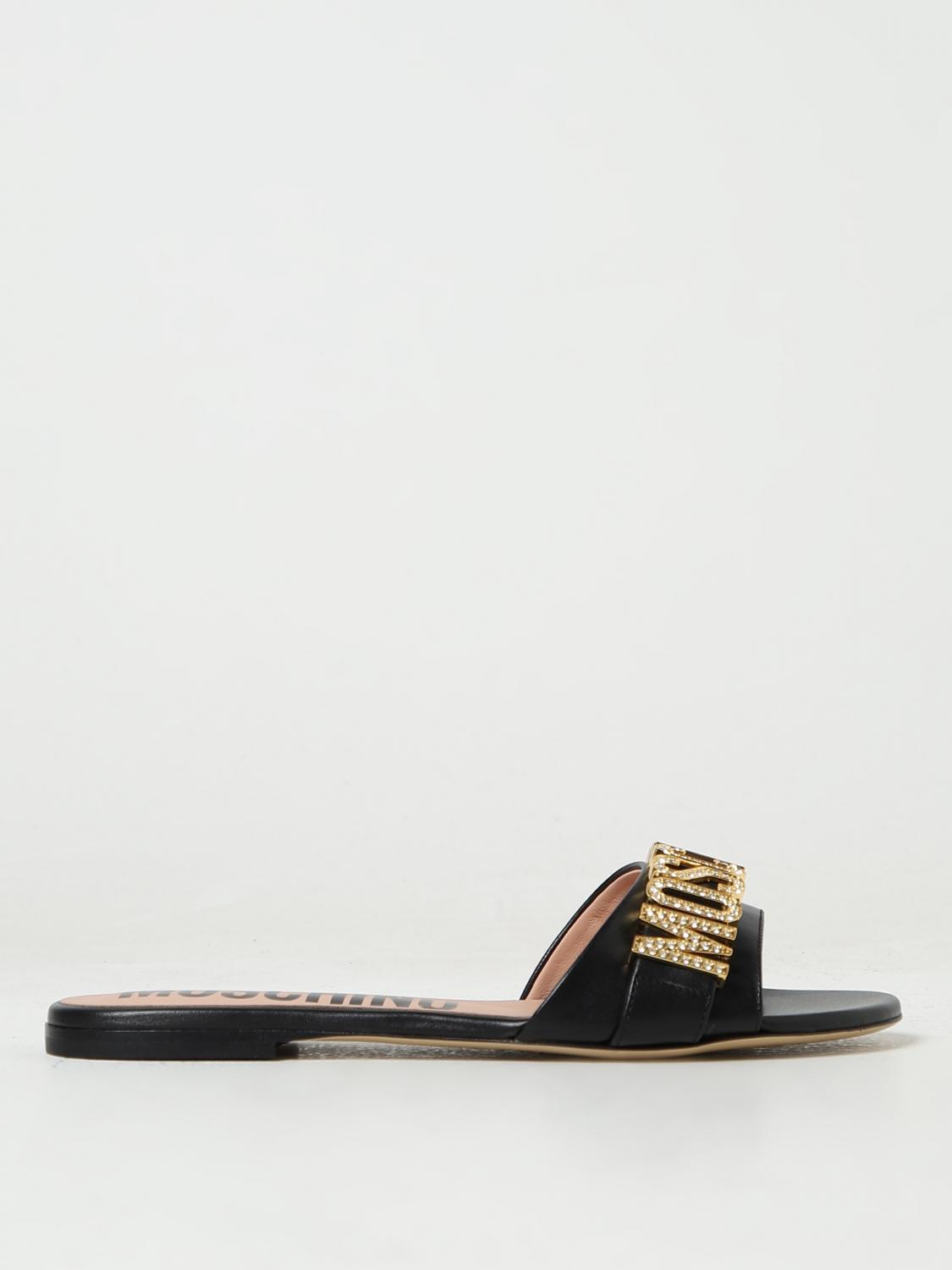 シューズ・サンダルその他 MOSCHINO COUTURE Woman Flat sandals Black MA28292G1IM18 000 17439123OG_14_f.jpg?impolicy=