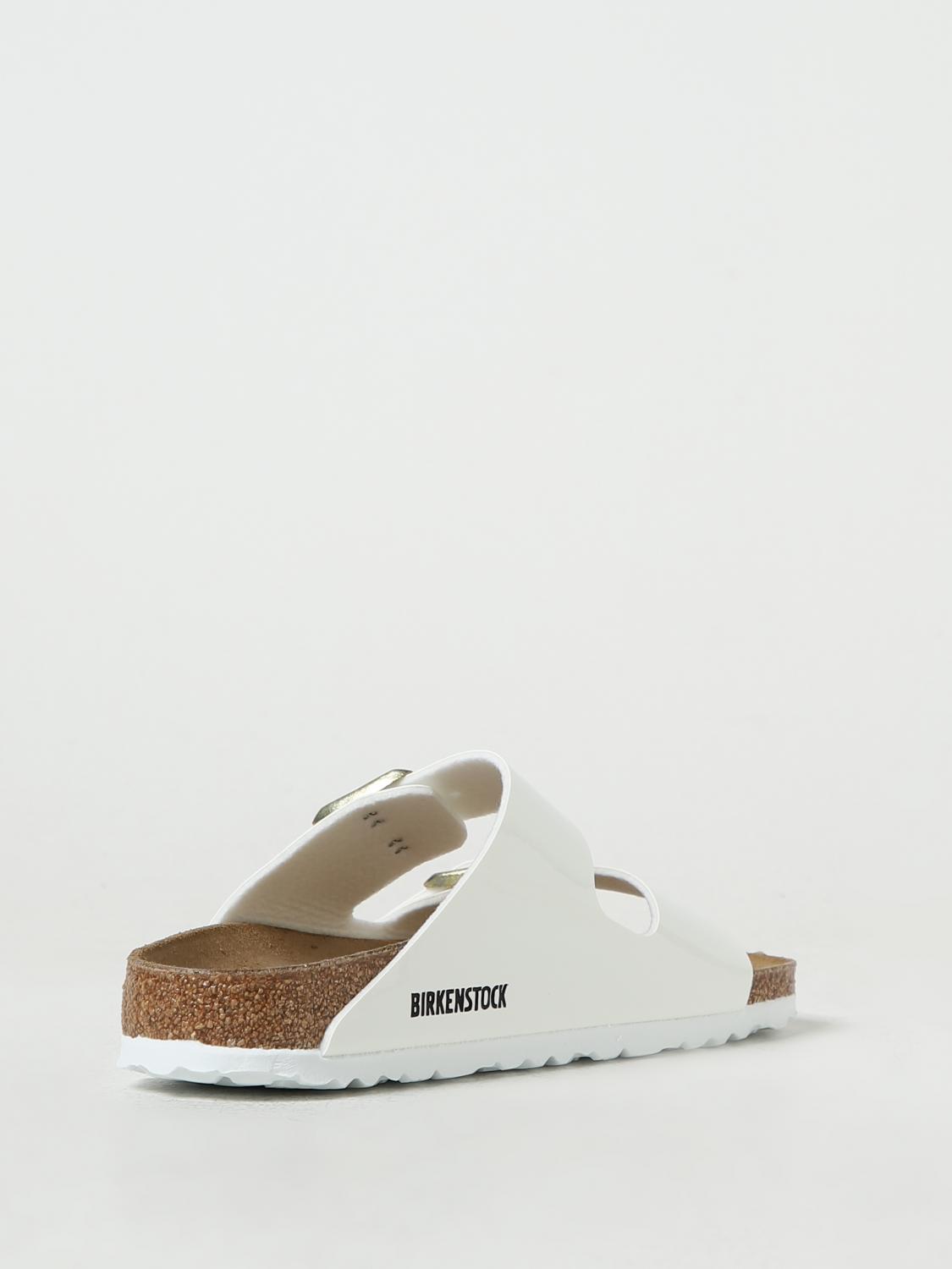 BIRKENSTOCK FLAT SANDAL: Shoes woman Birkenstock, White - Img 3