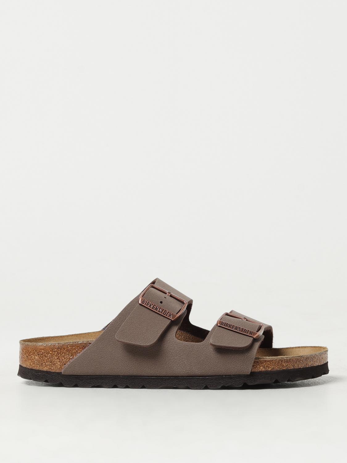 BIRKENSTOCK SANDALI BASSO: Sandalo Arizona Birkenstock in Birko-Flor, Marrone - Img 1