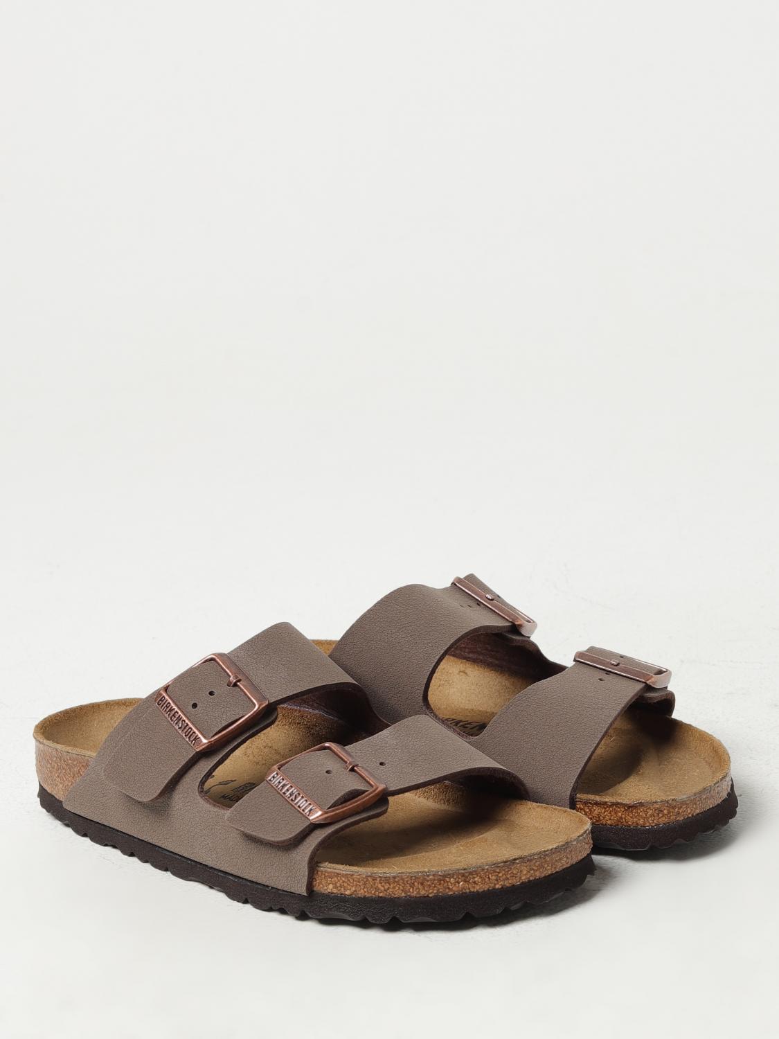 BIRKENSTOCK SANDALI BASSO: Sandalo Arizona Birkenstock in Birko-Flor, Marrone - Img 2