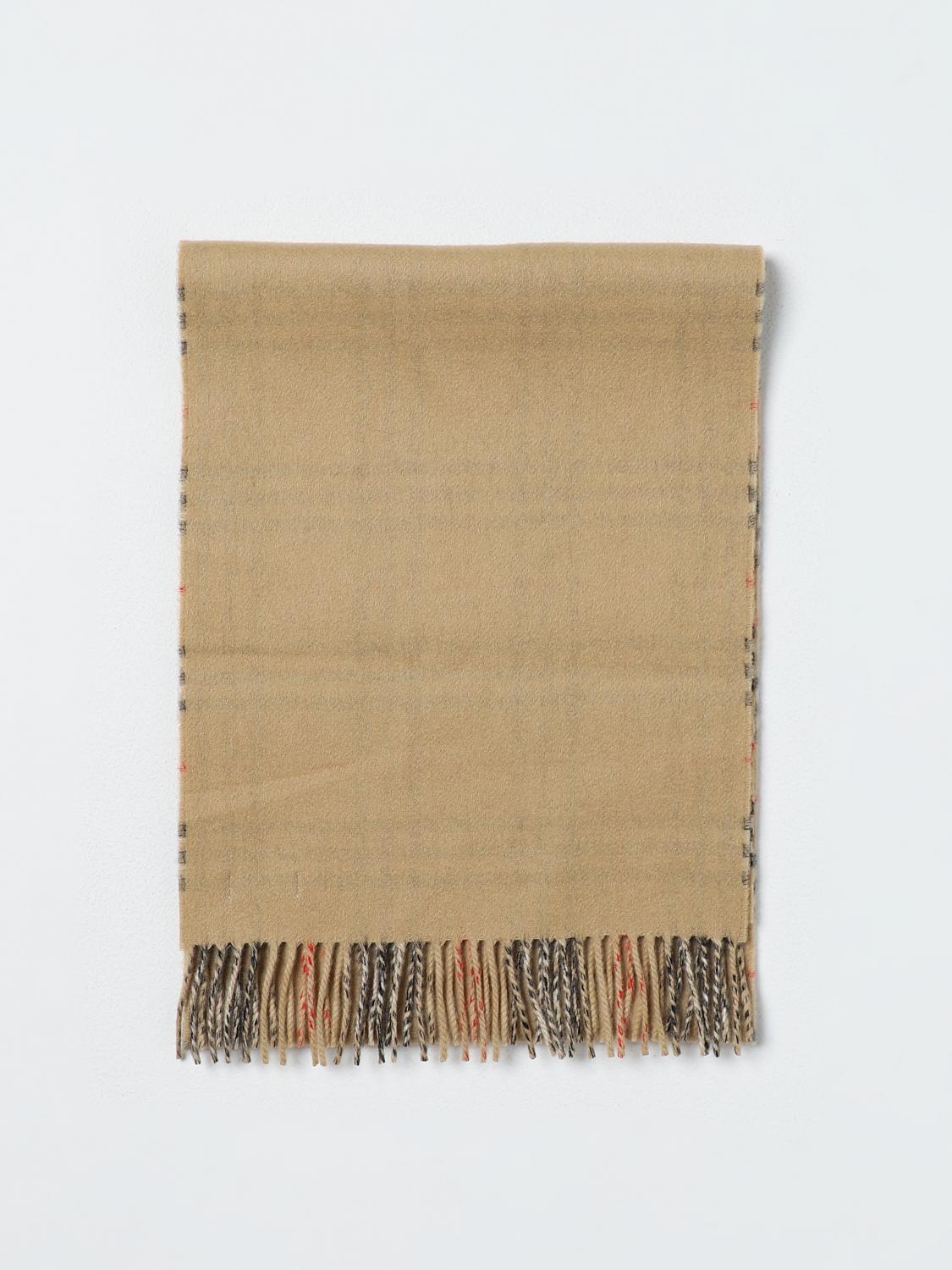 BURBERRY SCARF: Scarf woman Burberry, Beige - Img 1