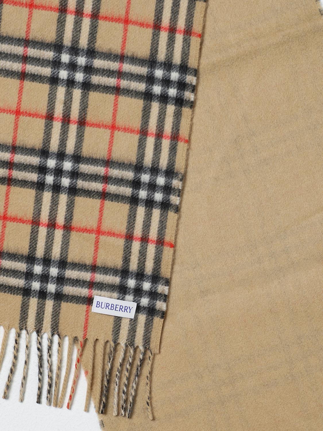 BURBERRY SCARF: Scarf woman Burberry, Beige - Img 3