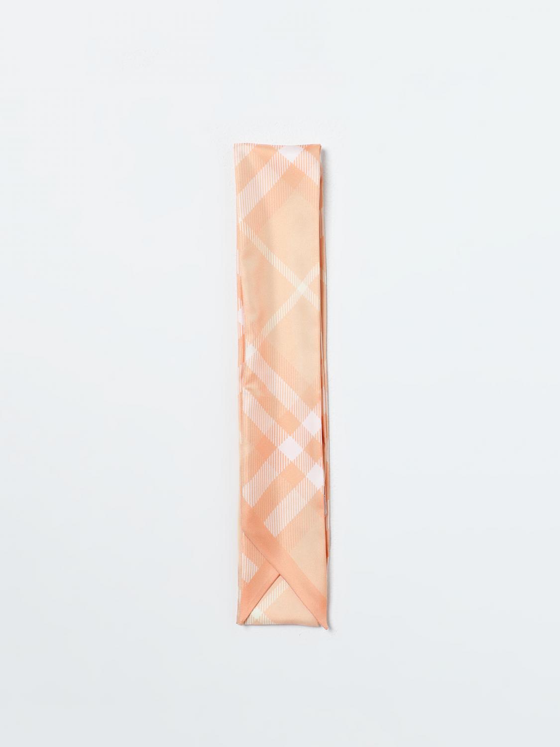 BURBERRY NECK SCARF: Scarf men Burberry, Pink - Img 1