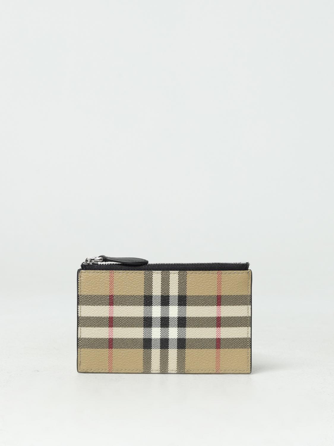 Burberry Outlet Wallet men Beige Burberry wallet 8084166 online at GIGLIO.COM