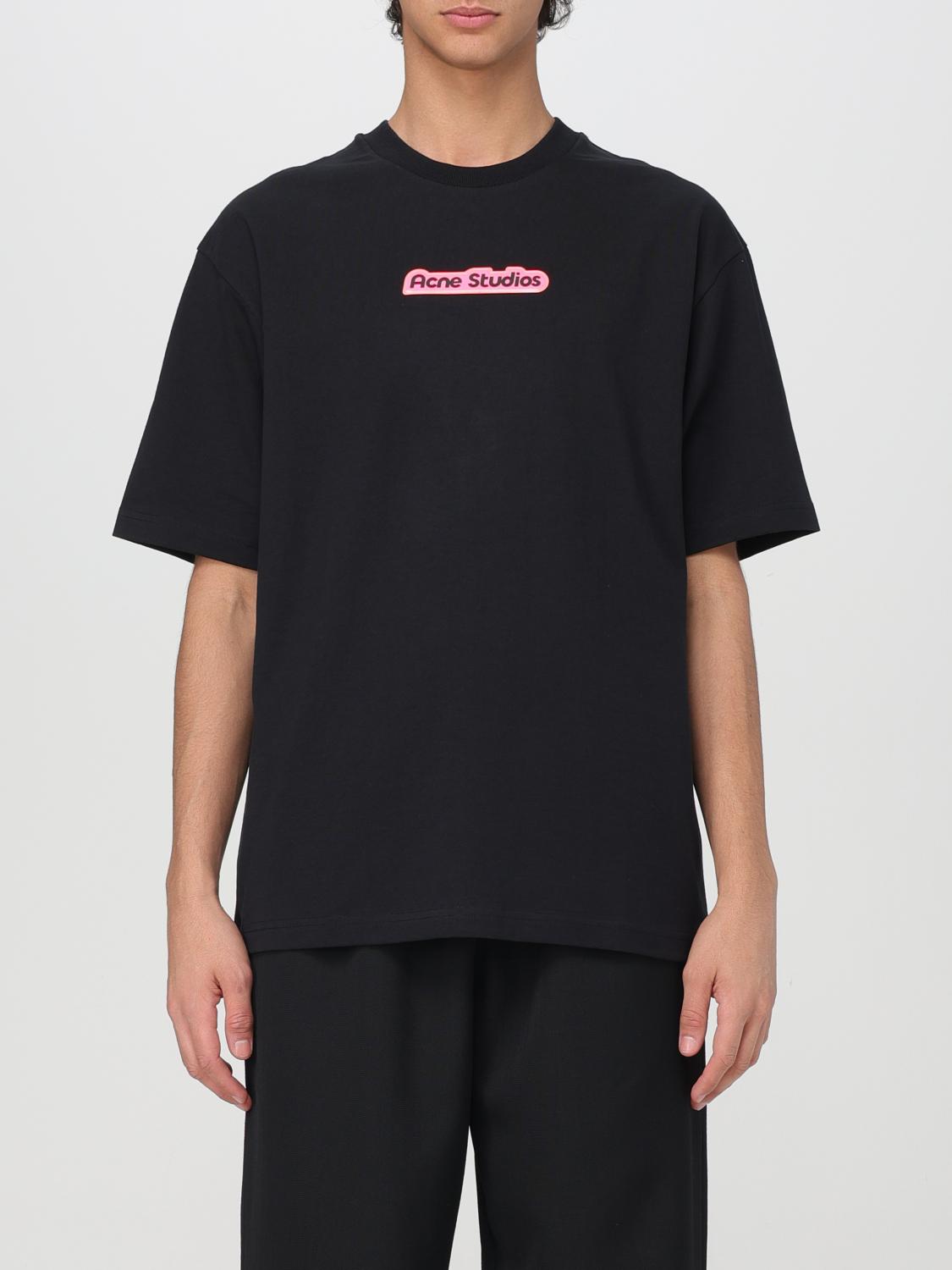Acne Studios Tシャツ 黒 Acne Studios PRINTED T-SHIRT BLACK おおお