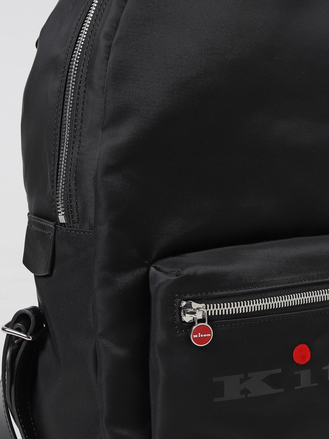 KITON BACKPACK: Backpack men Kiton, Black - Img 3