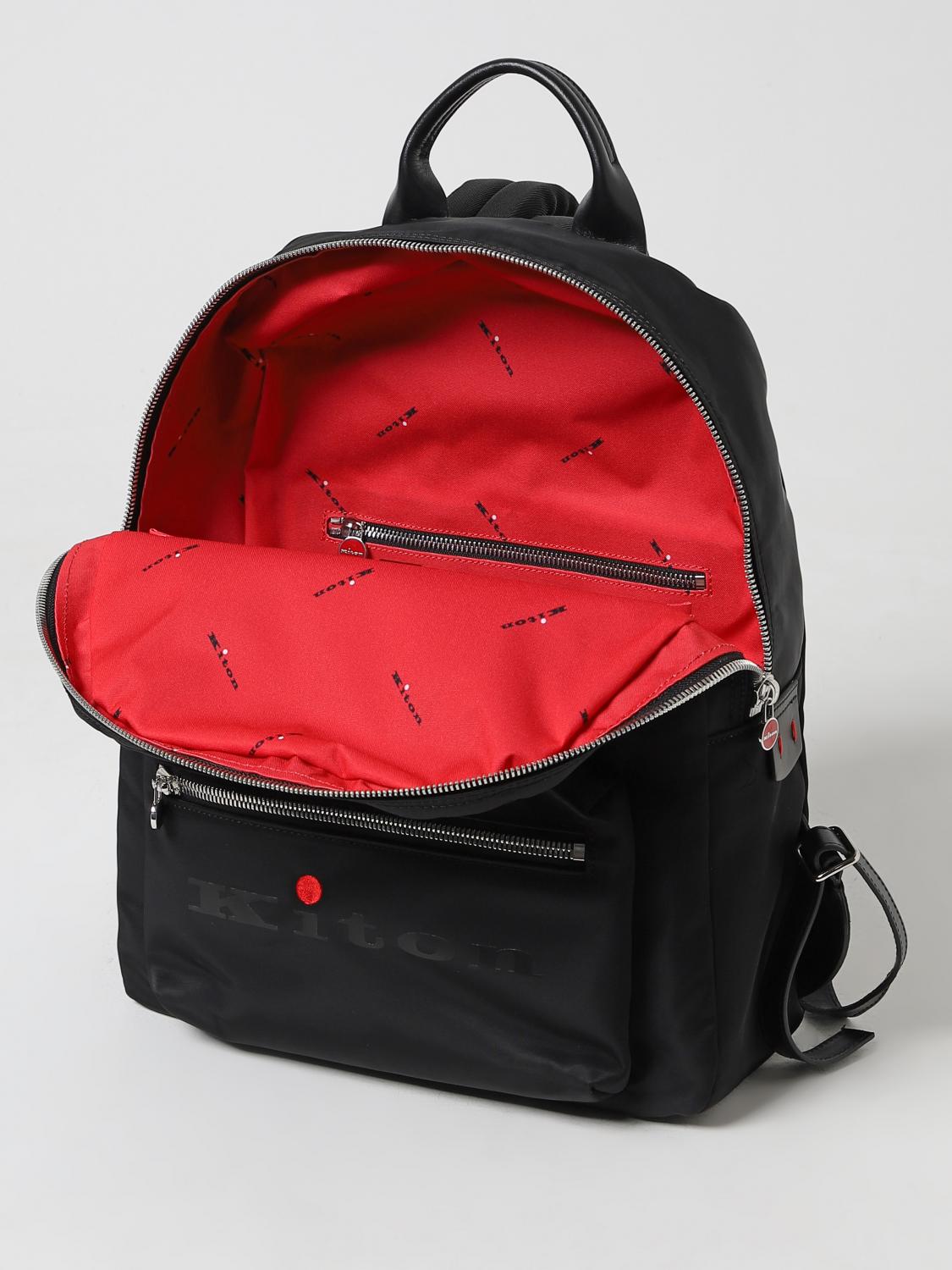 KITON BACKPACK: Backpack men Kiton, Black - Img 4