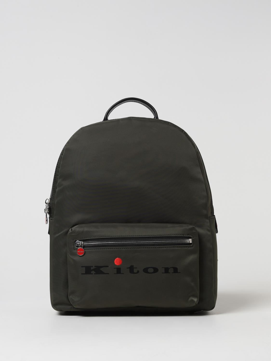KITON バックパック: バックパック メンズ Kiton, グリーン - Img 1