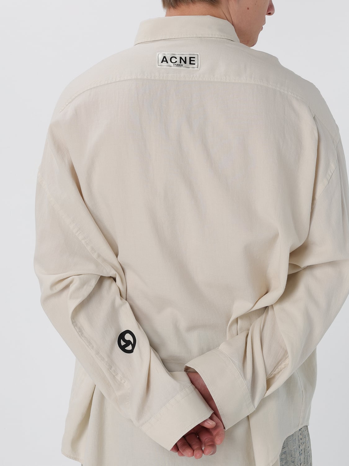 ACNE STUDIOS HEMD: Hemd herren Acne Studios, Weiß - Img 5
