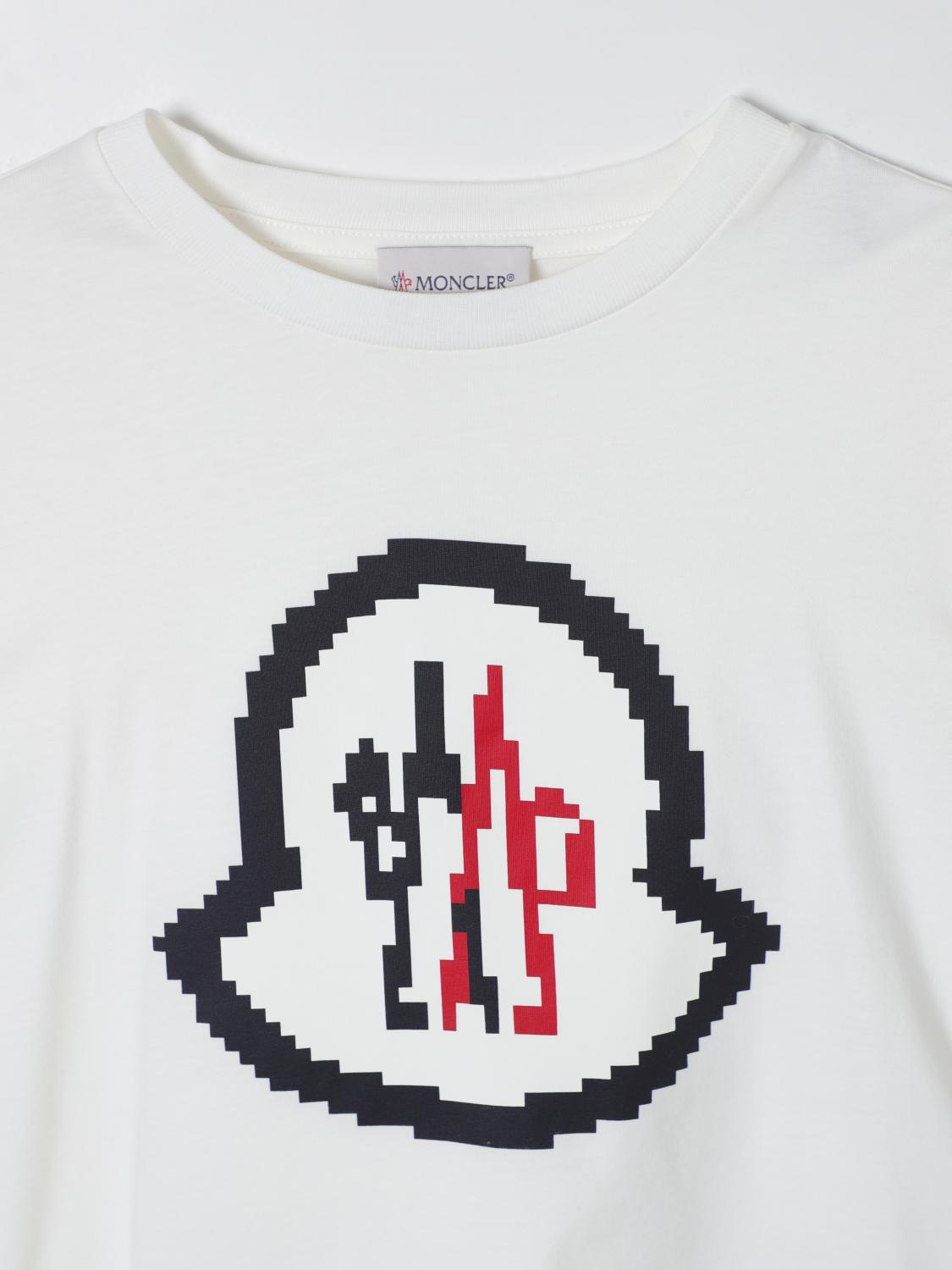 Moncler T-shirt kids - White | 8C0000189AFV | GIGLIO.COM